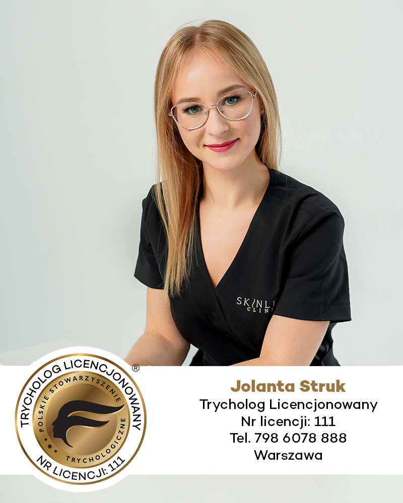 Jolanta Struk - Trycholog Licencjonowany nr 111